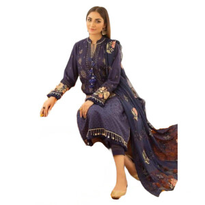 Girls Dress - Nevy Blue