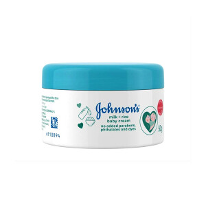 Johnsons Milk and Rice Baby Cream 50gm
