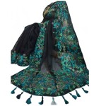 Saree Black Blue